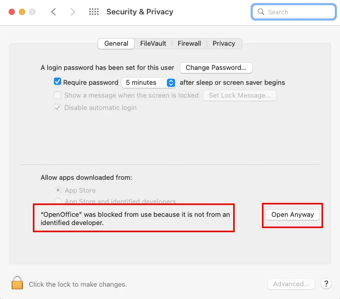 MacOS: Schakel “{appname} kan niet worden geopend omdat het van een niet-geïdentificeerde ontwikkelaar is” uit