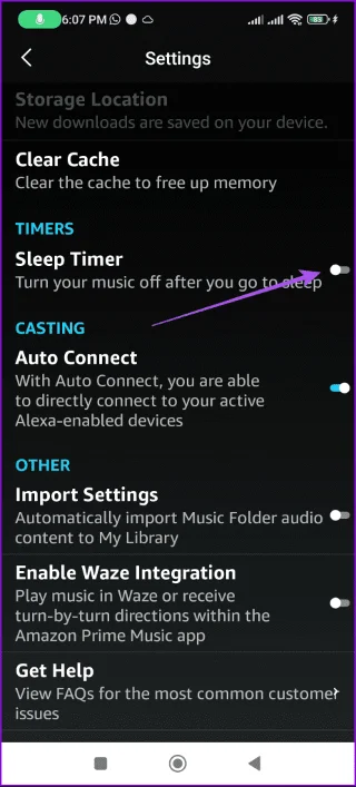 Come impostare il timer di spegnimento su Amazon Music