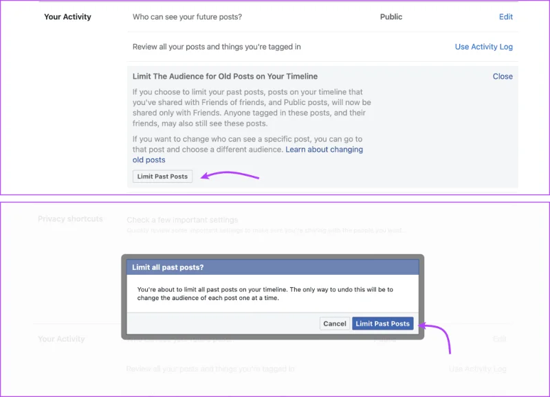 Comment masquer toutes les publications sur Facebook du public ou des amis