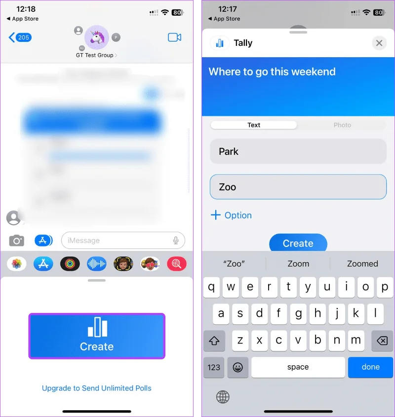 Cómo crear una encuesta en iMessage en iPhone y iPad