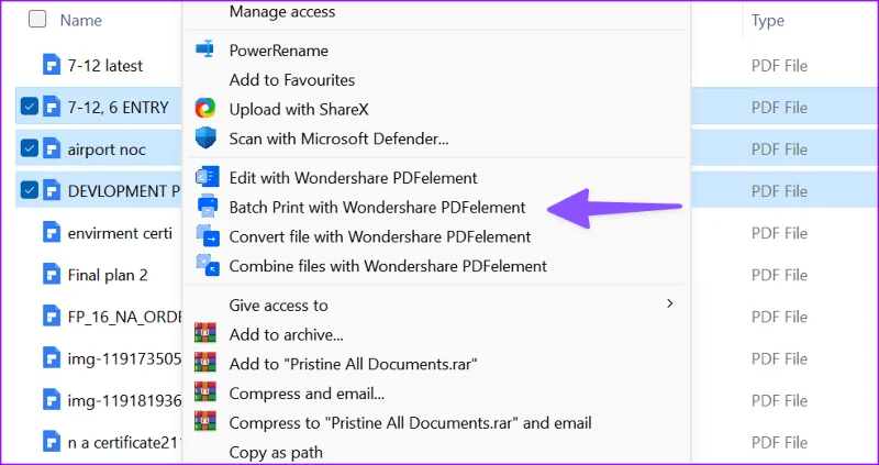 Cómo imprimir varios archivos en Windows 11