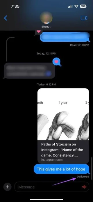 iMessage에서 누군가가 당신을 차단했는지 확인하는 방법