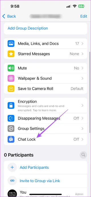 Hoe individuele en groepschats in WhatsApp op iPhone te vergrendelen