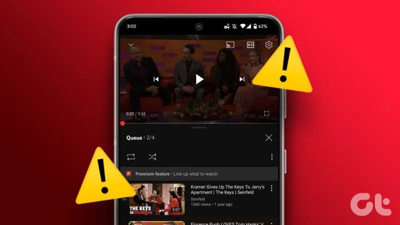 4 beste oplossingen voor 'Toevoegen aan wachtrij' werkt niet op YouTube op iPhone en Android