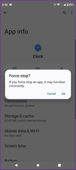 7 beste oplossingen voor de klok-app die niet werkt op Android