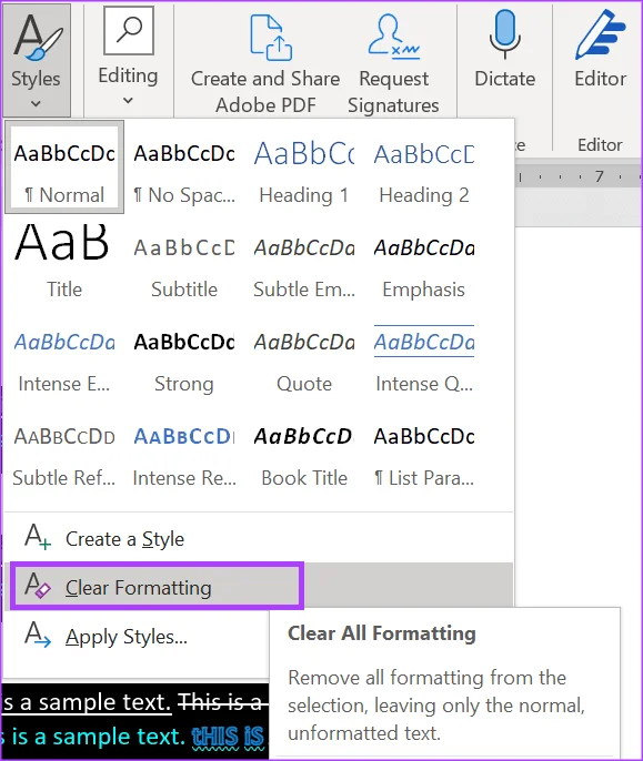 3 أفضل الطرق لمسح كافة تنسيقات النص في Microsoft Word