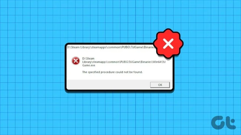 Las 7 soluciones principales para el error "No se pudo encontrar el procedimiento especificado" en Windows