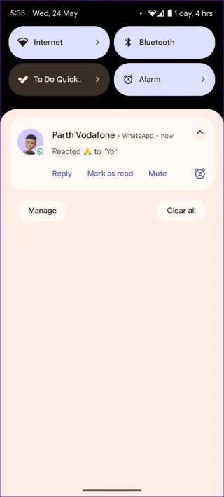 Comment désactiver les notifications de réactions sur WhatsApp