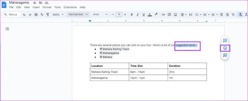 7 modi migliori per inserire emoji in Google Docs