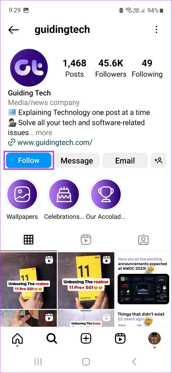 Come apparire sui suggerimenti Instagram di qualcuno