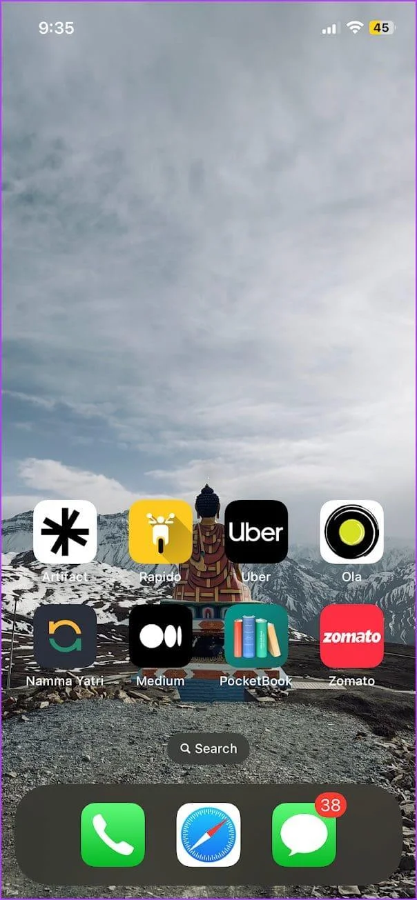 15 beste ideeën voor de lay-out van het startscherm op de iPhone