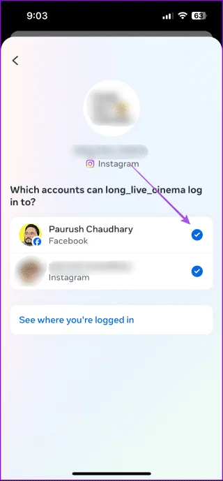 Come accedere a Facebook con Instagram