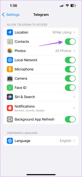 6 beste oplossingen voor het niet synchroniseren van contacten door Telegram op iPhone en Android