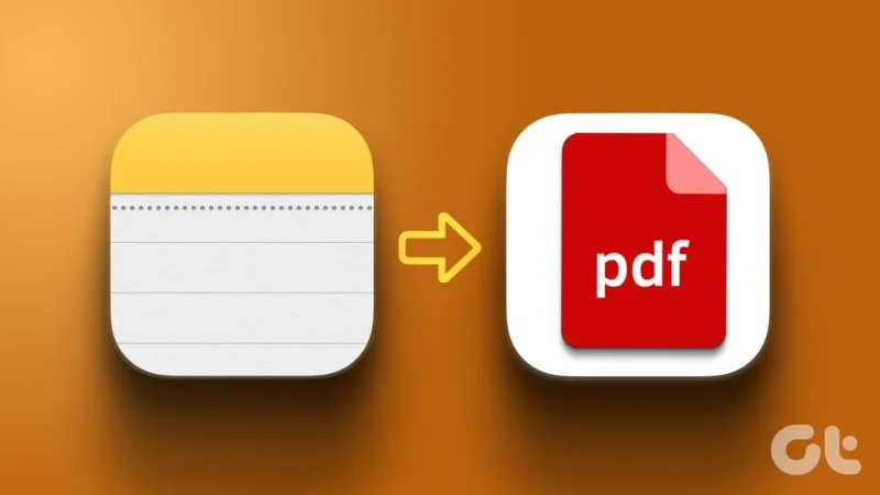 Hoe Apple Notes op te slaan als PDF op iPhone en Mac
