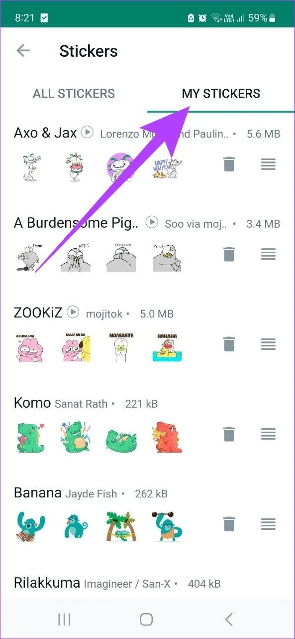 7 semplici modi per correggere gli adesivi personalizzati che non vengono visualizzati su WhatsApp