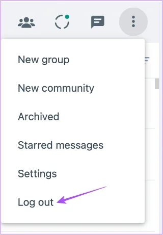 วิธีออกจากระบบอุปกรณ์ที่เชื่อมโยงจากบัญชี WhatsApp