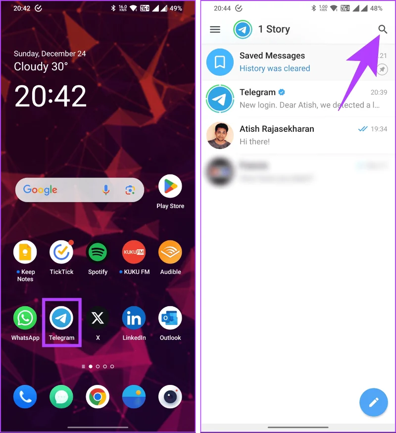 Comment rechercher des groupes et des chaînes Telegram
