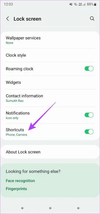 Come modificare le scorciatoie della schermata di blocco sui telefoni Samsung Galaxy