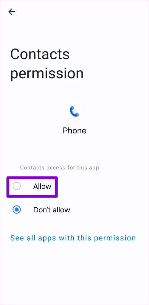 Top 6 oplossingen voor Android waarbij de namen van contactpersonen niet worden weergegeven voor inkomende oproepen