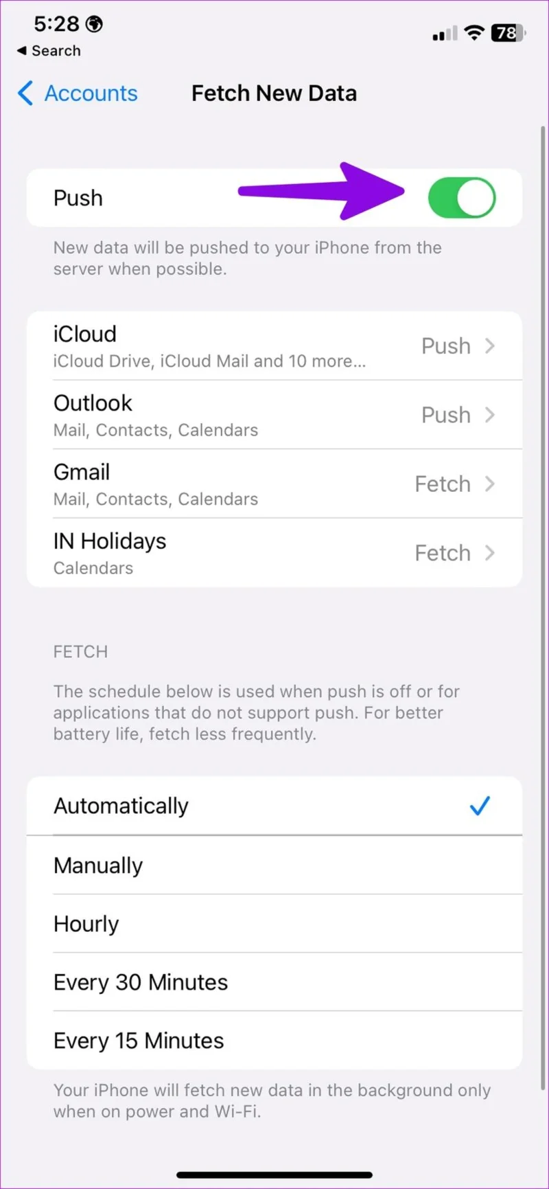 Top 9 manieren om te repareren dat de iPhone geen e-mails ontvangt