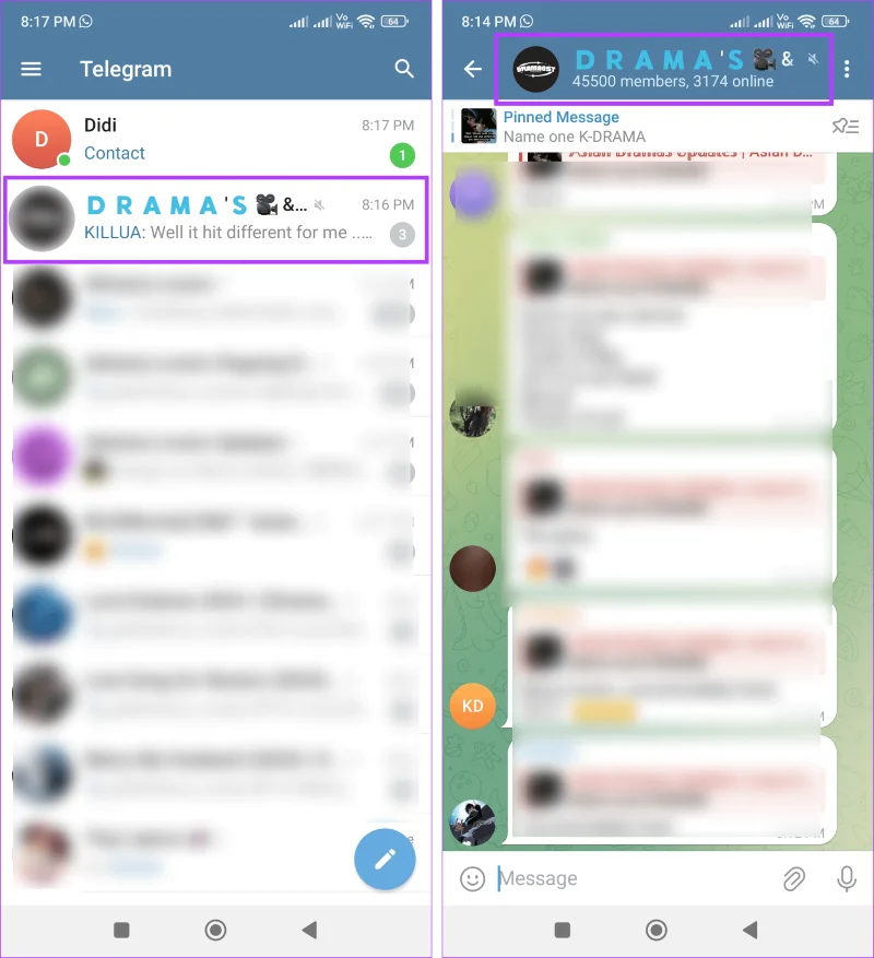 Come trovare il numero di telefono di qualcuno su Telegram