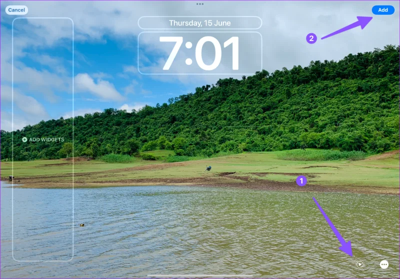 Comment personnaliser un écran de verrouillage iPad avec des widgets et des fonds d'écran animés