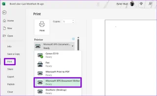 5 maneiras de corrigir a impossibilidade de imprimir do Microsoft Excel no Windows 11