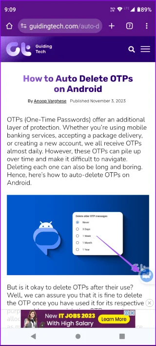 Comment utiliser l'application Mode Lecture sur Android