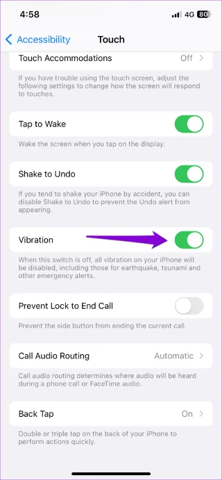 Top 8 oplossingen voor trillingen die niet werken op de iPhone