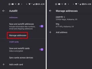 Firefoxの自動入力から保存された情報を削除する方法