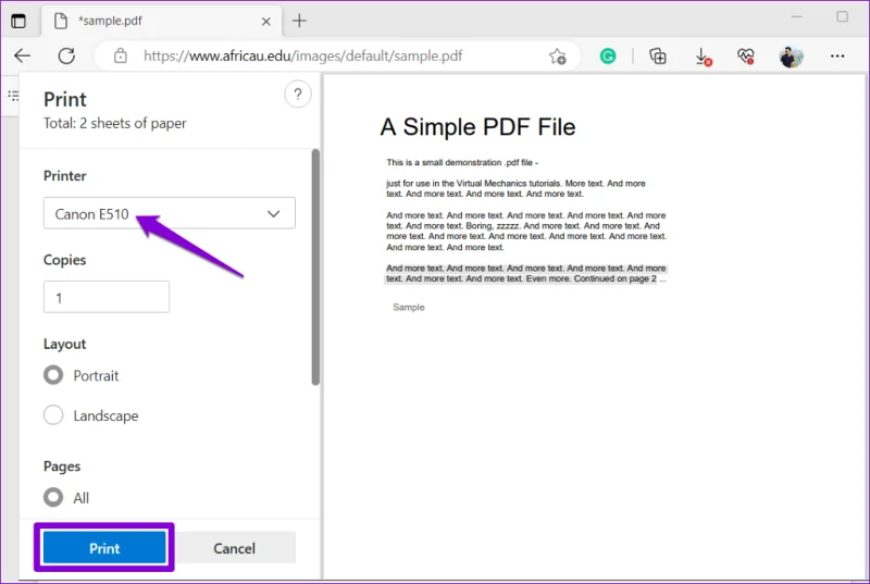 วิธีแก้ไข PDF โดยใช้ตัวแก้ไข PDF ในตัวของ Microsoft Edge