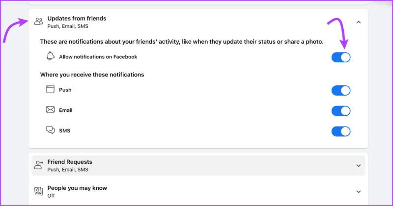 Come ricevere notifiche quando qualcuno pubblica su Facebook