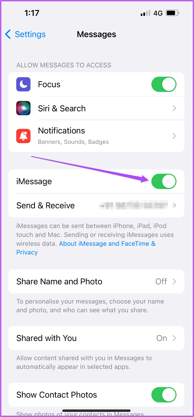 Hoe u een sms-bericht kunt verzenden in plaats van iMessage naar een contactpersoon