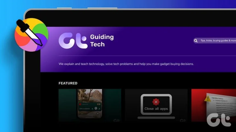Hoe u een specifieke kleur op een app of website kunt identificeren