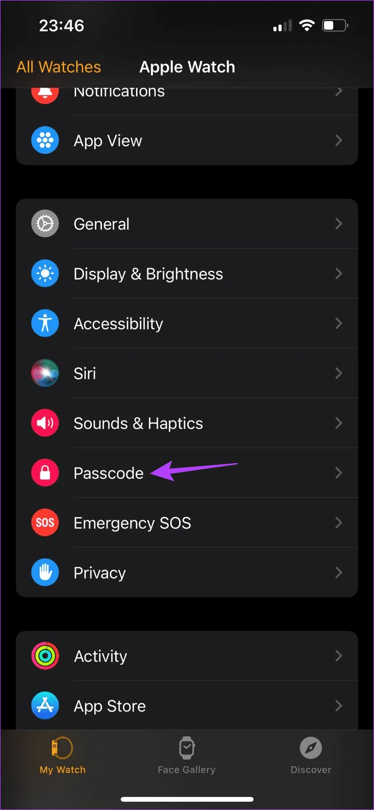 Comment activer ou désactiver la détection du poignet sur Apple Watch