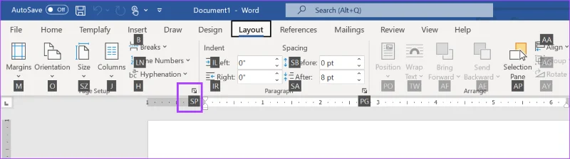 4 melhores maneiras de acessar a caixa de diálogo de configuração de página no Microsoft Word