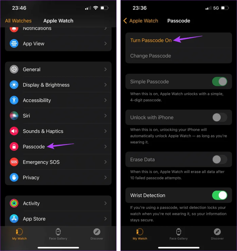 Cosa fare se non riesci a impostare il passcode su Apple Watch