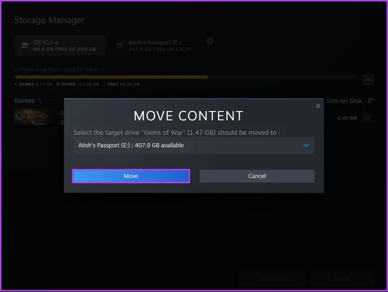Où sont stockés les jeux Steam et comment modifier leur emplacement