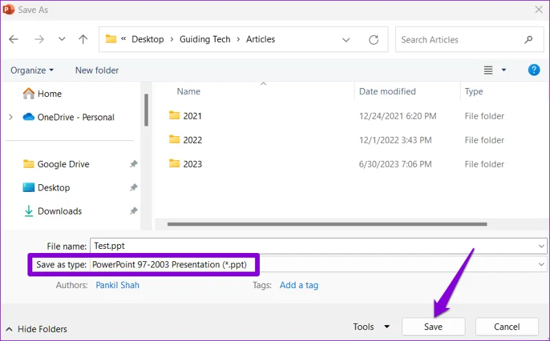 7 najlepszych sposobów naprawy programu Microsoft PowerPoint, który nie zapisuje plików w systemie Windows