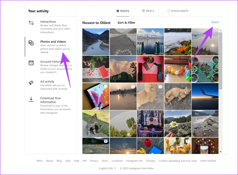 Cosa succede quando archivi un post su Instagram
