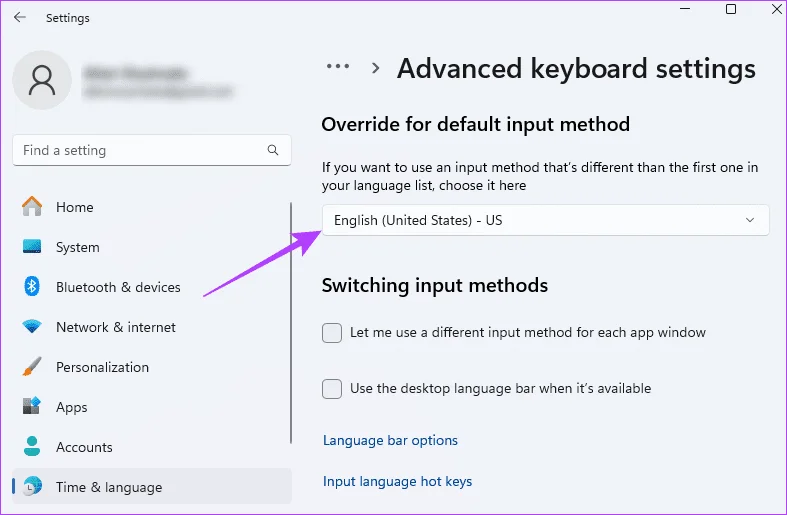 Las 4 soluciones principales para escribir caracteres incorrectos en el teclado en Windows 11
