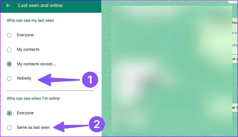 วิธีซ่อนการออนไลน์ล่าสุดและสถานะออนไลน์ใน WhatsApp บนมือถือและเดสก์ท็อป