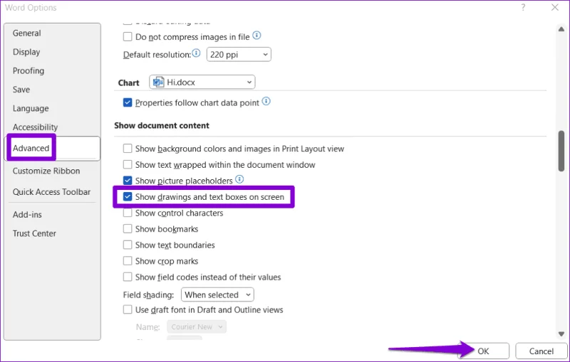 أهم 7 إصلاحات للخطأ "لا يمكن عرض هذه الصورة حاليًا" في Microsoft Word