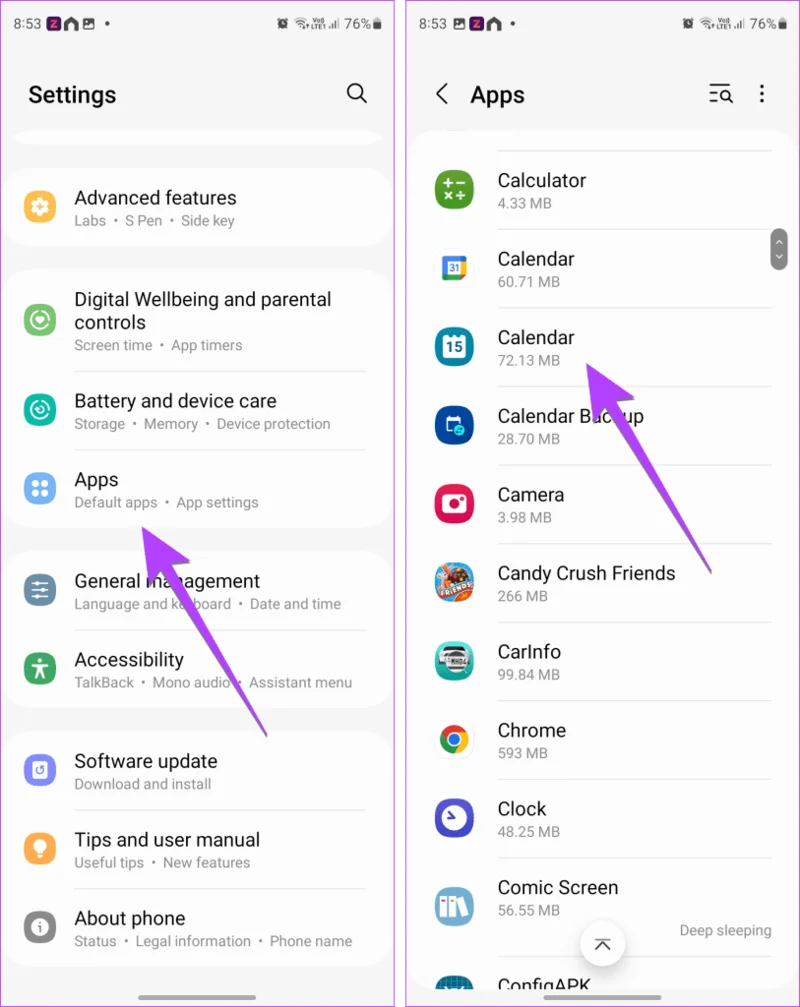 12 correzioni per il calendario Samsung che non mostra eventi e festività