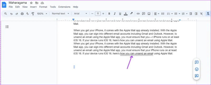 3 meilleures façons de souligner deux fois le texte dans Google Docs