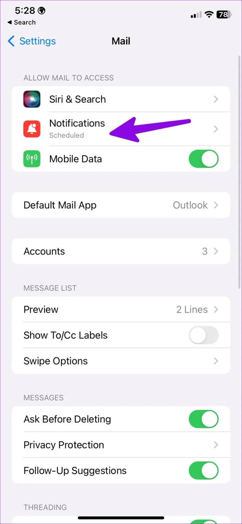 Top 9 manieren om te repareren dat de iPhone geen e-mails ontvangt
