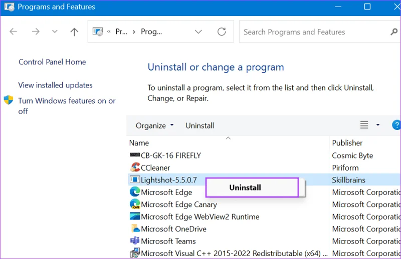 Las 6 soluciones principales para Lightshot que no funciona en Windows 11