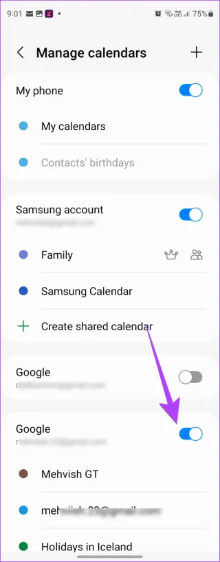 12 correzioni per il calendario Samsung che non mostra eventi e festività