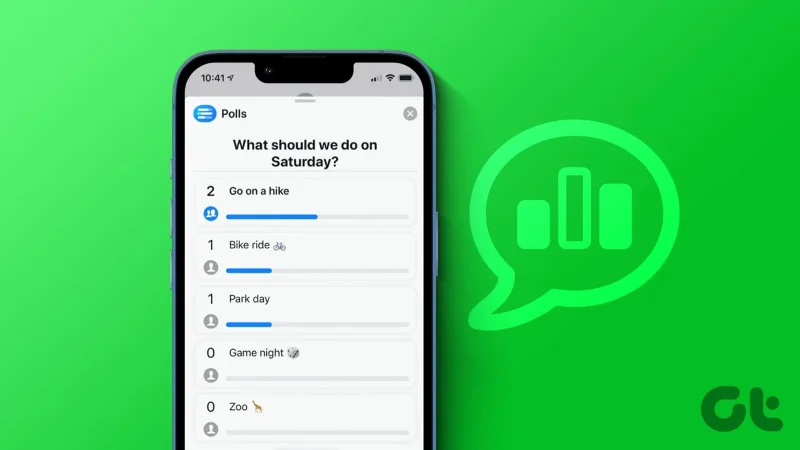 Cómo crear una encuesta en iMessage en iPhone y iPad