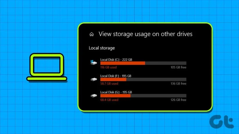 6 façons de vérifier le stockage total d'un ordinateur portable ou d'un PC Windows